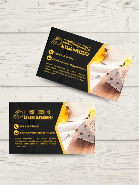 DISEÑO DE TARJETA DE PRESENTACIÓN