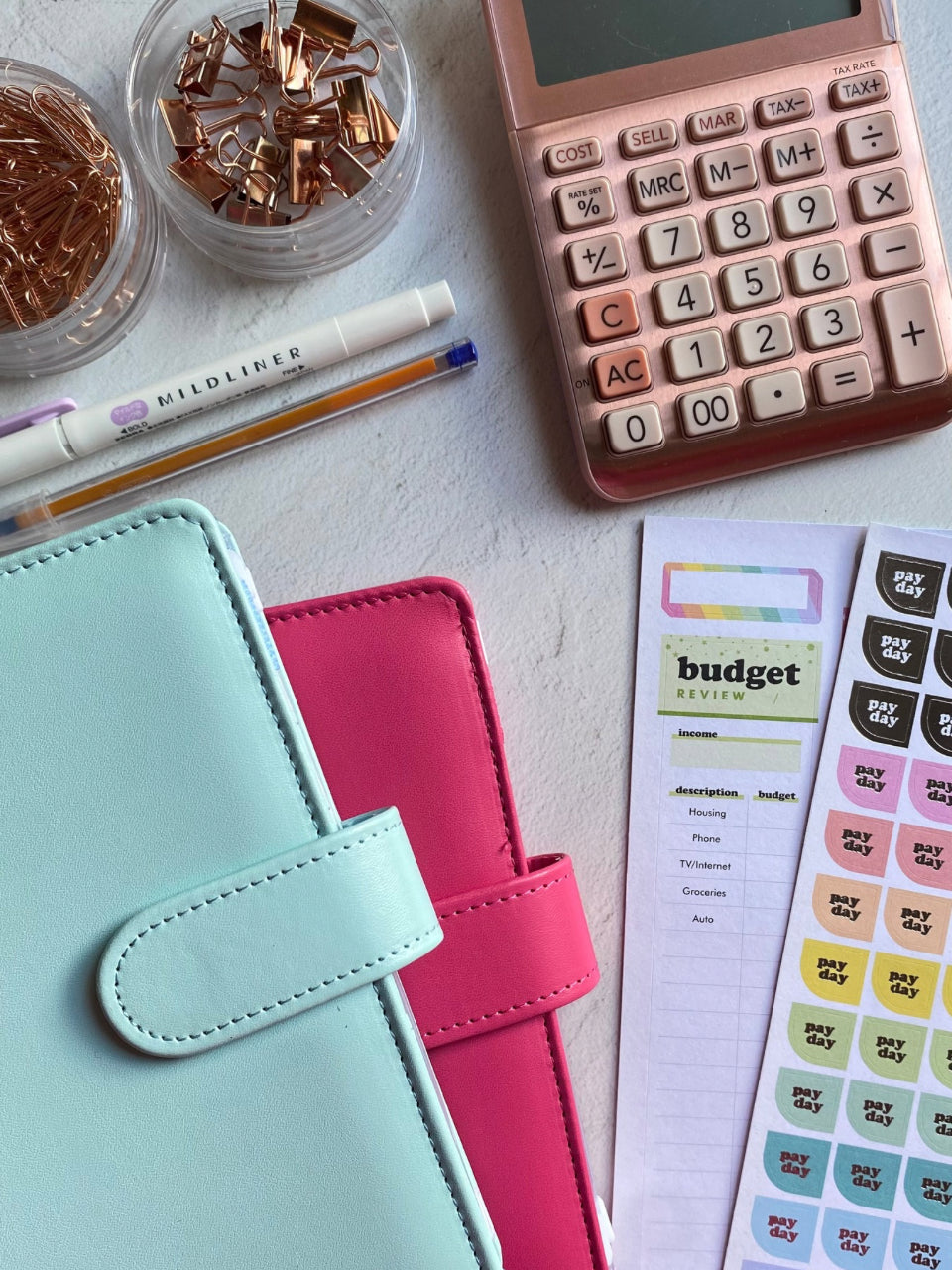 AGENDA DE AHORRO CON SISTEMA DE SOBRES