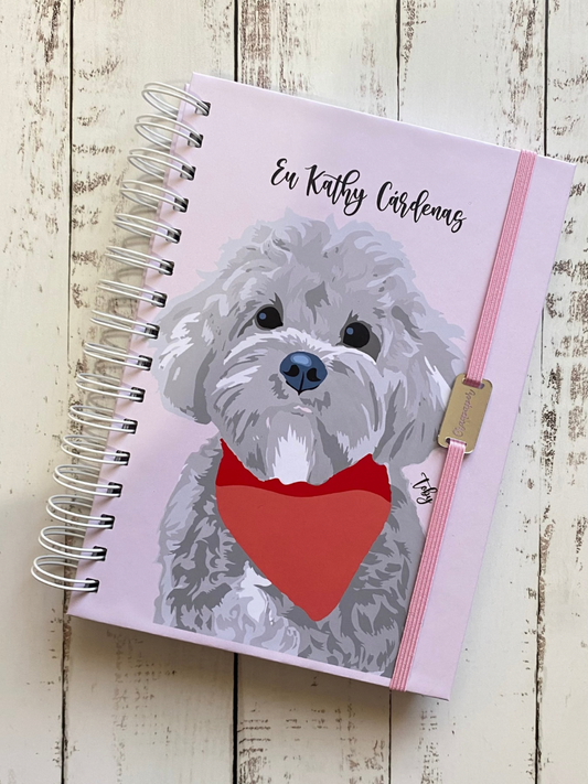 CUADERNO CON ANILLADO DOBLE METÁLICO - 106gramos.